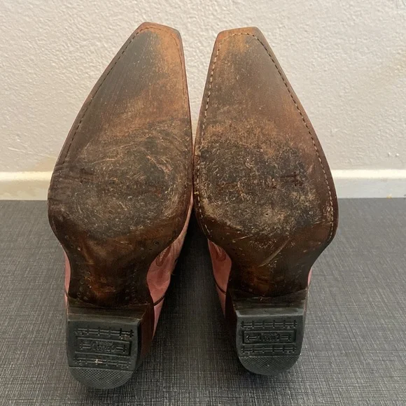 Corral Pink Floral Full Stitch, Size 8 - Picture 9 of 10